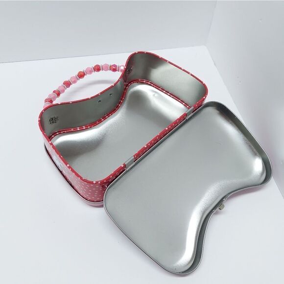 SANRIO Hello Kitty Christmas Purse Tin Carry Case Holiday Storage Box Anime - Picture 5 of 6